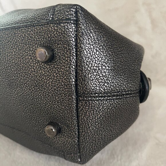 Coach EDIE 31 Metallic Silver/Gunmetal SHOULDER BAG F36503 - Picture 10 of 16